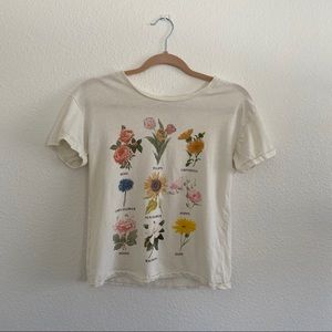 Graphic Floral Tee